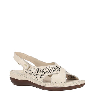 Sandalia W CONFORT Wtgamze  Piel Color Blanco