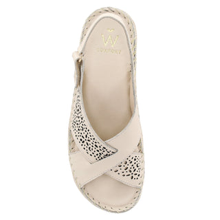 Sandalia W CONFORT Wtgamze  Piel Color Blanco