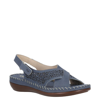 Sandalia W CONFORT Wtgamze  Piel Color Azul