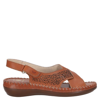 Sandalia W CONFORT Wtgamze  Piel Color Cafe