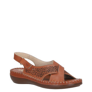 Sandalia W CONFORT Wtgamze  Piel Color Cafe