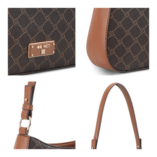 Bolsa Shoulder NINE WEST Ngg129318  Sintetico Color Cafe