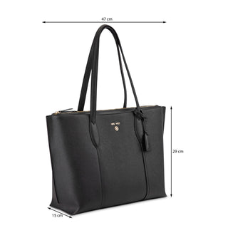 Bolsa Tote NINE WEST Ngs115124  Sintetico Color Negro