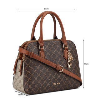 Bolsa de Mano NINE WEST Ncl514306  Sintetico Color Cafe