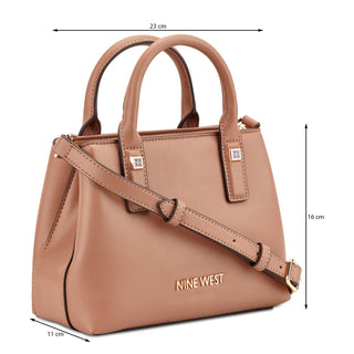 Bolsa de Mano NINE WEST Ngn121376  Sintetico Color Cafe