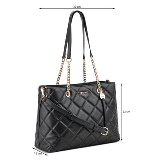 Bolsa Shoulder NINE WEST Ngq129209  Sintetico Color Negro