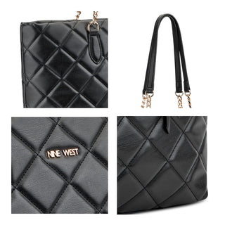 Bolsa Tote NINE WEST Ngq129224  Sintetico Color Negro