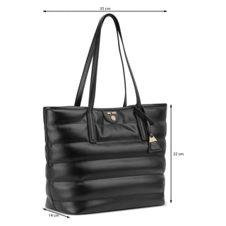 Bolsa Tote NINE WEST Ngq145523  Sintetico Color Negro