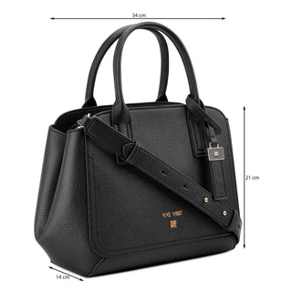 Bolsa de Mano NINE WEST Ngv128606  Sintetico Color Negro