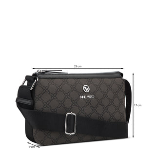 Bolsa Crossbody NINE WEST Nyj529669  Sintetico Color Negro