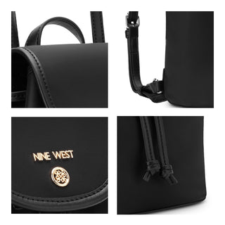 Mochila NINE WEST Ngy147831  Textil Color Negro