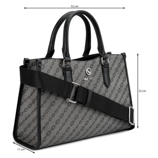 Bolsa de Mano NINE WEST Nly529606  Sintetico Color Gris