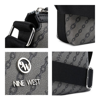 Bolsa Crossbody NINE WEST Nly529669  Sintetico Color Gris