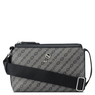 Bolsa Crossbody NINE WEST Nly529669  Sintetico Color Gris