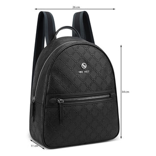 Mochila NINE WEST Nye529632  Sintetico Color Negro