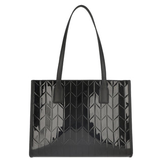 Bolsa Tote WESTIES Hbsarafina3we  Charol sintético Color Negro