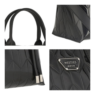 Bolsa de Mano WESTIES Hboliviowe  Charol sintético Color Negro