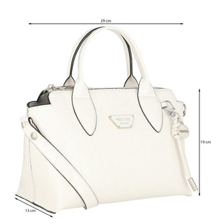 Bolsa de Mano WESTIES Hboliviowe  Charol sintético Color Blanco
