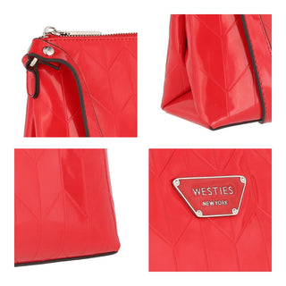Bolsa Crossbody WESTIES Hbopalowe  Charol sintético Color Rojo