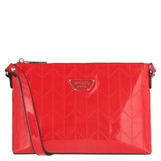 Bolsa Crossbody WESTIES Hbopalowe  Charol sintético Color Rojo