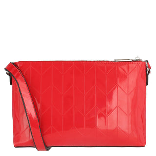 Bolsa Crossbody WESTIES Hbopalowe  Charol sintético Color Rojo