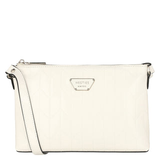 Bolsa Crossbody WESTIES Hbopalowe  Charol sintético Color Blanco