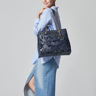 Bolsa Tote WESTIES Hbyucowe  Sintetico Color Azul