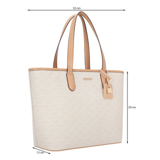 Bolsa Tote WESTIES Hbmorionwe  Sintetico mo Color Beige