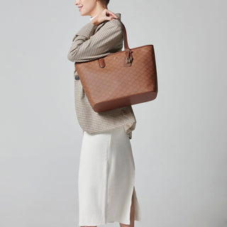 Bolsa Tote WESTIES Hbmorionwe  Sintetico mo Color Cafe