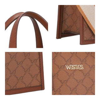 Bolsa de Mano WESTIES Hbparodiwe  Sintetico mo Color Cafe