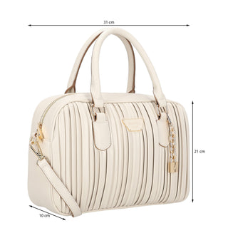 Bolsa de Mano WESTIES Hbdupontwe  Sintetico Color Blanco