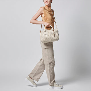 Bolsa de Mano WESTIES Hbdupontwe  Sintetico Color Blanco