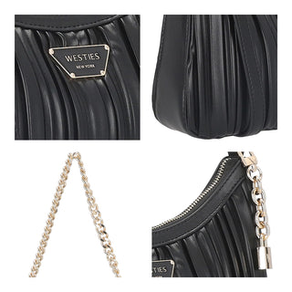 Bolsa Shoulder WESTIES Hbsantolla2we  Sintetico Color Negro