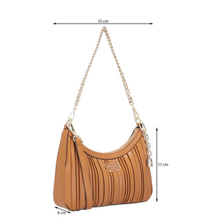 Bolsa Shoulder WESTIES Hbsantolla2we  Sintetico Color Cafe