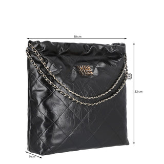 Bolsa Tote WESTIES Hbjanerwe  Sintetico Color Negro