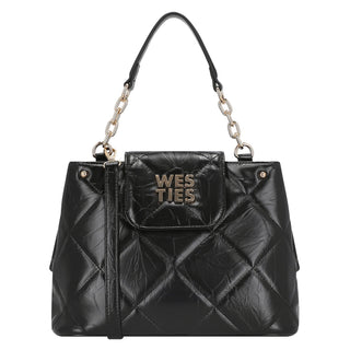 Bolsa de Mano WESTIES Hbzetinawe  Sintetico Color Negro
