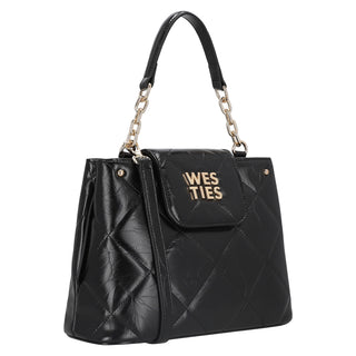 Bolsa de Mano WESTIES Hbzetinawe  Sintetico Color Negro