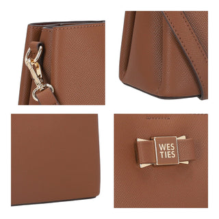 Bolsa Crossbody WESTIES Hbpintowe  Sintetico Color Cafe
