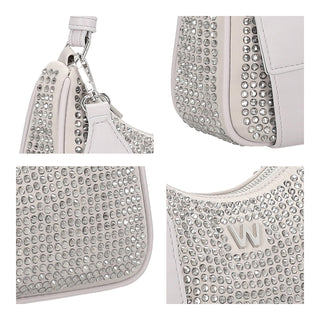 Bolsa Shoulder WESTIES Hbpumati2we  Textil Color Metalico