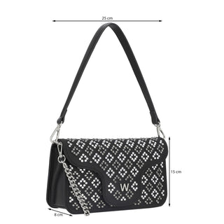 Bolsa Shoulder WESTIES Hbflopywe  Textil Color Negro