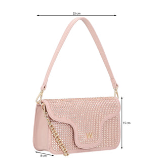 Bolsa Shoulder WESTIES Hbflopywe  Textil Color Rosa