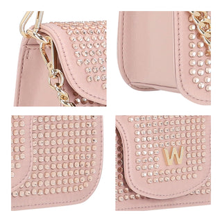 Bolsa Shoulder WESTIES Hbflopywe  Textil Color Rosa