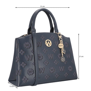 Bolsa de Mano WESTIES Hbaotowe  Sintetico mo Color Azul