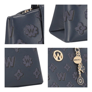 Bolsa de Mano WESTIES Hbaotowe  Sintetico mo Color Azul