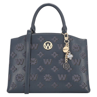 Bolsa de Mano WESTIES Hbaotowe  Sintetico mo Color Azul