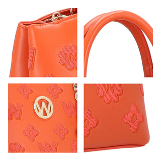 Bolsa de Mano WESTIES Hbaotowe  Sintetico mo Color Naranja