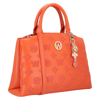 Bolsa de Mano WESTIES Hbaotowe  Sintetico mo Color Naranja