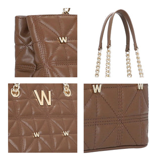 Bolsa Tote WESTIES Hbochoku2we  Sintetico Color Cafe