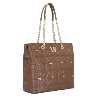 Bolsa Tote WESTIES Hbochoku2we  Sintetico Color Cafe