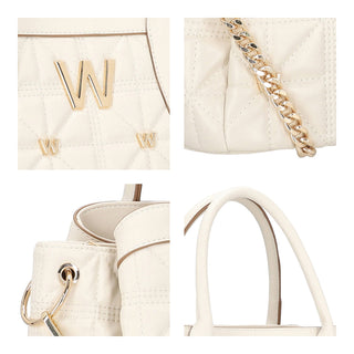 Bolsa de Mano WESTIES Hbcybugs2we  Sintetico Color Blanco